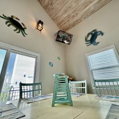 Ocean View Ocean Lakes Beach House | Golf Cart | Steps to Beach | Sleeps 10