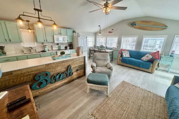 Pet-Friendly Ocean Lakes Cottage | Steps to Beach | Golf Cart | Sleeps 6 - Image 1