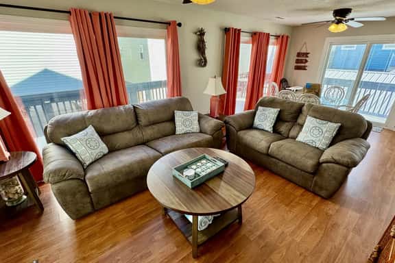 Ocean Lakes 4BR Beach House | 2 Golf Carts | Steps to Beach | Sleeps 11 - Image 1