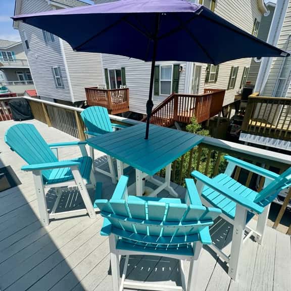 Ocean View Ocean Lakes 3BR | 6th House to Beach | Golf Cart | Sleeps 6 - Image 1