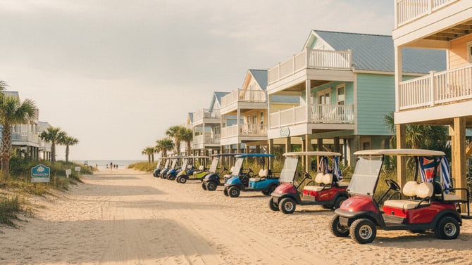 Golf Myrtle Beach, sleep at Ocean Lakes: two 3BR homes